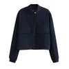 Womens White Bomber Jacket