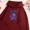 Beatdown Letter Skull Print Man Hoodie Autumn Fleece