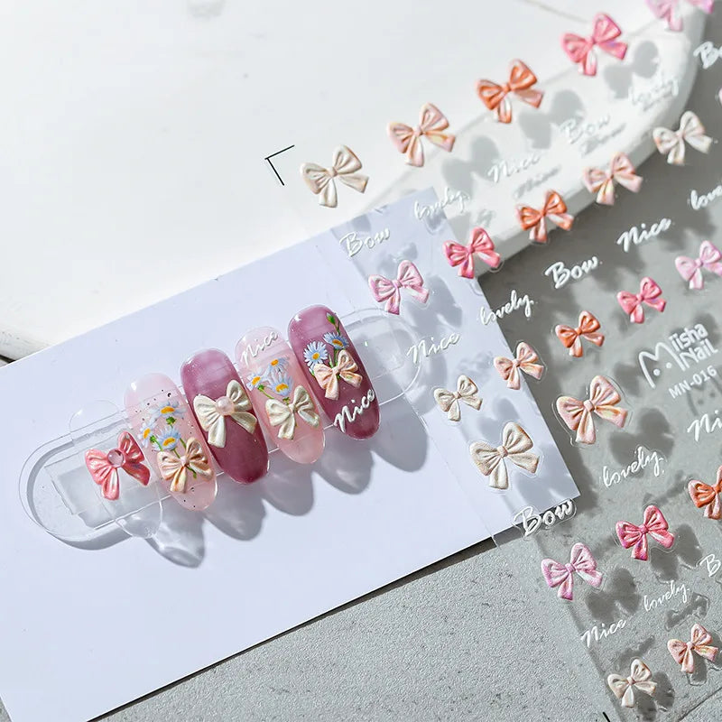 Metallic Bronzing Butterfly Nail Art Decals For Diy Manicures