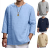 Revamp Your Style: Men's Loose 3/4 Sleeve Casual Pullover