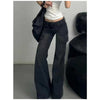Black High Waist Wide Leg Jeans