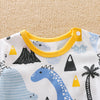 Boy Romper Summer Short sleeves Animal Print Cotton Comfortable Clothing Infant