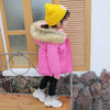2024 Girls Denim Jacket with Hood Warm Jeans Coat for Kids