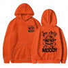 Cattle Moody Letter Print Hoodie Women Casual Pullover