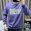 Sweatshirts for Men Graphic Round Neck Black