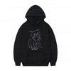 Noodle Cat Hoodie Black Cat Ramen Hoodie Ramen Cat Kawaii