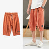 Plus Size Summer Harem Pants Men Short Joggers Style Calf-Length Casual