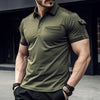 Men's Casual Short-Sleeved Polo Shirt Office Rowan Collar T-Shirt Men's Breathable