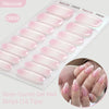 Gradient Auroras Semi Cured Gel Nail Strips Sparkly Shinning DIY Gel Polish