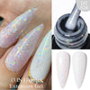 7ML Pink Glitter Quick Extension Gel Nail Polish Gold Foils