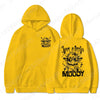 Cattle Moody Letter Print Hoodie Women Casual Pullover