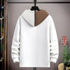 Stay Cozy This Spring and Autumn with our Mens Fleece Hooded Streetwear Pullover