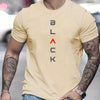 Men's Casual Loose Print Round Neck T-shirt Top
