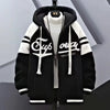 Autumn and Winter New Fashion Trend Lamb Cashmere Coat Men's Casual Loose