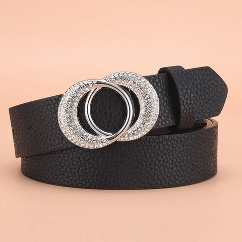 Diamond Inlaid Fashion Belt Gift