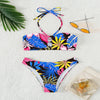 Bedruckter trägerloser Badeanzug Bikini Fashion 