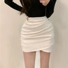 Women's Korean Fashion High Waist Irregular Mini Skirt