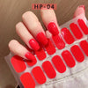 UV Semi-Cured Gel Nail Wraps Stickers Strips French Long Lasting
