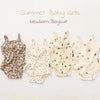 1688Ins Style Summer Baby Cotton Romper Girls Sleeveless Fruit Pattern
