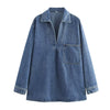 Women’s 2024 Autumn & Winter Fashion Chic Lapel Pocket Shirt