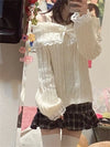 Y2K Off Shoulder Pink Knit Sweater Grunge Streetwear