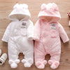 Autumn and Winter New Baby Plush Climbing Clothes