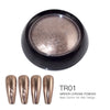 Nail Chrome Powder Bronze Rose Gold Chameleon Mirror