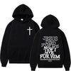 Jesus Died for Me Women’s Cross Hoodie