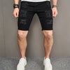 Street Men Shorts Summer Stylish Solid Male Casual Jean Five-point Pants