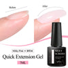 7ML Pink Glitter Quick Extension Gel Nail Polish Gold Foils