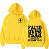 Faith Over Fear Christian Hoodie Bible Verse