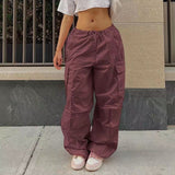 Y2K Jogger Cargo Pants Women's Streetwear Sweatpants Trousers