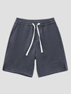 Summer Men's Sweat Shorts Knee-Length Straight Loose Short Pants Streetwear