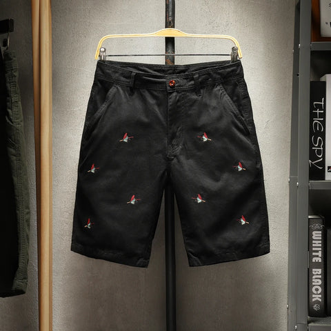 Men's Black Techwear Shorts: Running, Cargo, Harajuku Style