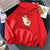 Women's Hoodie Pullovers with Angry Cat Print - Soft Fleece Sweatshirt