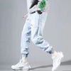 Baggy Harem Denim Jogger Pants For Plus Size Men