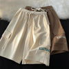 Cargo Shorts Women Summer Streetwear Wide Leg Straight Shorts Bf Loose Casual