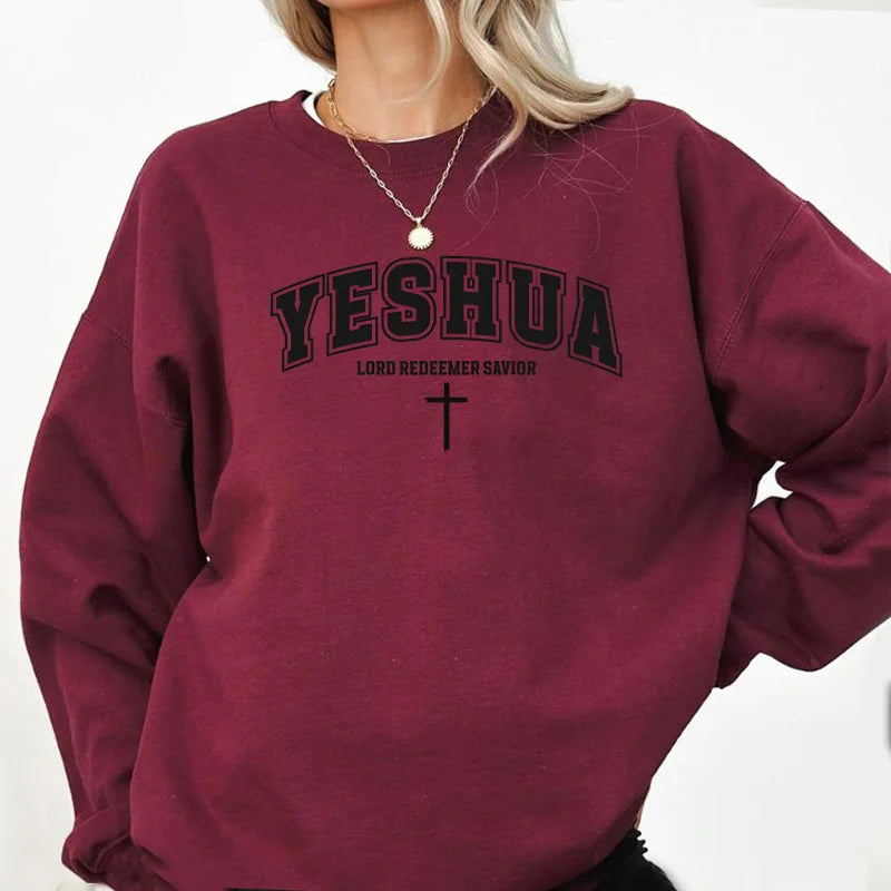 Vintage Yeshua Sweatshirt Christian Religious