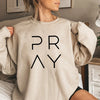 Pray Faith Hoodie Christian Sweatshirt for Women
