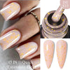 7ML Pink Glitter Quick Extension Gel Nail Polish Gold Foils