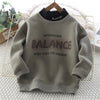 Autumn and Winter Children's Warm Fleece Sweatshirt