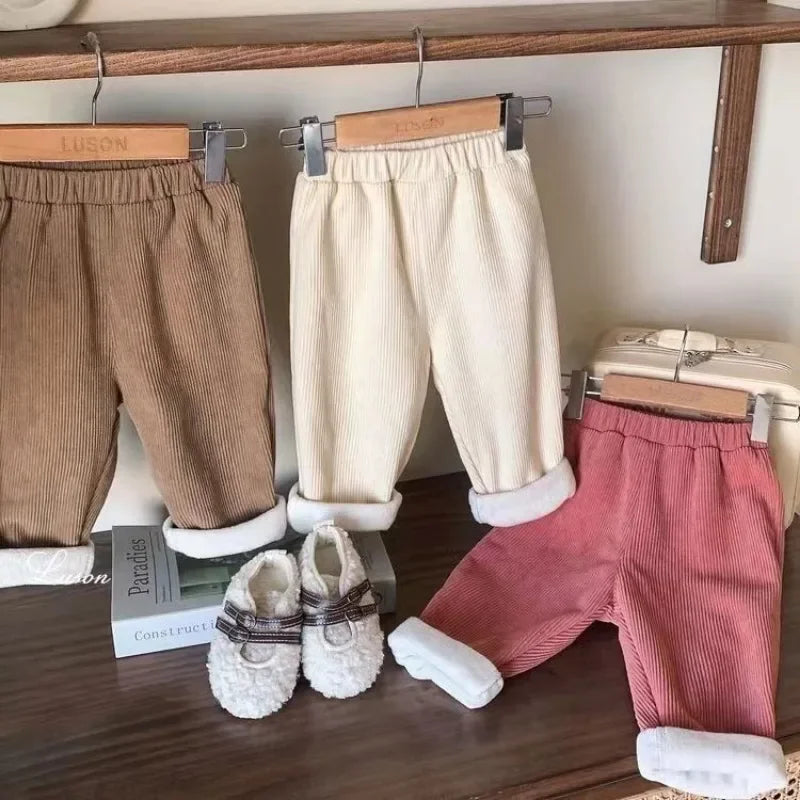 2025 Winter Kids Baby Pant Fashion Girls Pants