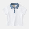 Polo Shirt Short Sleeve Kids Polos Tshirt Toddler Boy Girl Clothes