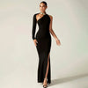 Asymmetrical Dress One Shoulder Pencil Manhattan One Shoulder Midi Dress