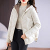 2023 cotton-padded women short version of loose