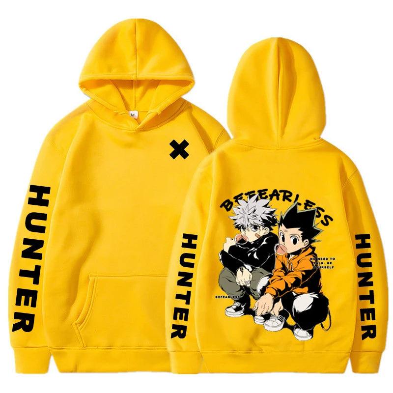 HxH Hoodie Killua Gon Anime Harajuku Unisex Sweatshirt