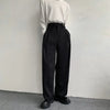 Fashion Social Mens Dress Pants Korean Loose Oversized Wide Leg Pants