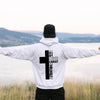 Jesus Cross Christian Back Print Hoodie