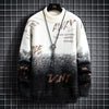 Cashmere Turtleneck Mens Sweaters Thick Warm Personality Letter Sweater
