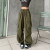 Oversized Parachute Cargo Pants